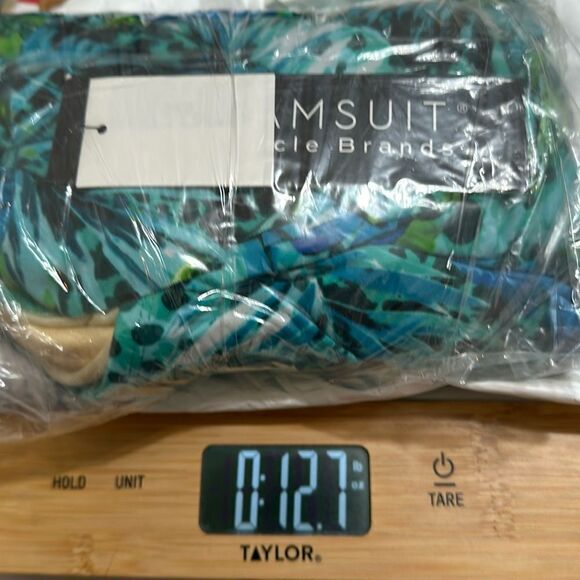 DREAMSUIT BY MIRACLE BRANDS TIERED TROPICAL SLIMMING CONTROL TANKINI TOP 10 NWT - Picture 12 of 13